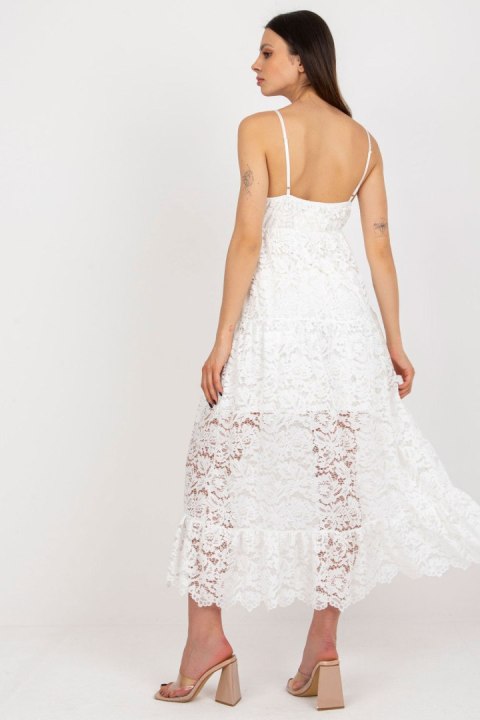 Sukienka Model TW-SK-BI-8247.62P White - Och Bella Sukienka Model TW-SK-BI-8247.62P White - Och Bella