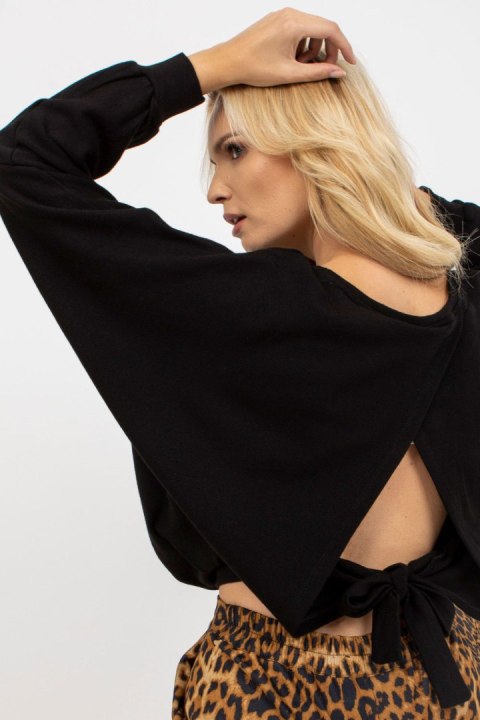 Sweter Damski Model TW-BZ-BE-M327.29 Black - Och Bella Sweter Damski Model TW-BZ-BE-M327.29 Black - Och Bella