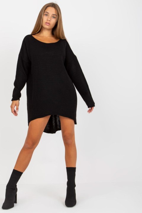 Sweter Damski Model TW-SW-BI-1222.13X Black - Och Bella Sweter Damski Model TW-SW-BI-1222.13X Black - Och Bella
