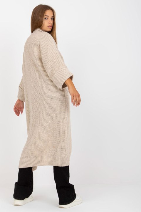 Sweter Kardigan Model TW-SW-BL-2689.92P Beige - Och Bella Sweter Kardigan Model TW-SW-BL-2689.92P Beige - Och Bella