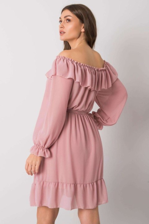 Sukienka Model TW-SK-BI-1203.72P Pink - Och Bella Sukienka Model TW-SK-BI-1203.72P Pink - Och Bella