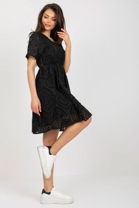 Sukienka Model TW-SK-BI-25222-2.34X Black - Och Bella Sukienka Model TW-SK-BI-25222-2.34X Black - Och Bella