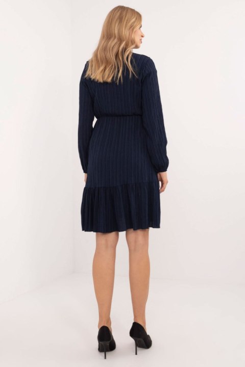 Sukienka Model TW-SK-BI-CB3331.88 Navy - Och Bella Sukienka Model TW-SK-BI-CB3331.88 Navy - Och Bella