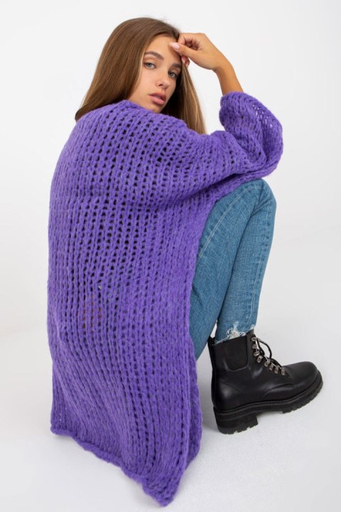 Sweter Kardigan Model TW-SW-BI-M2202.29X Violet - Och Bella Sweter Kardigan Model TW-SW-BI-M2202.29X Violet - Och Bella