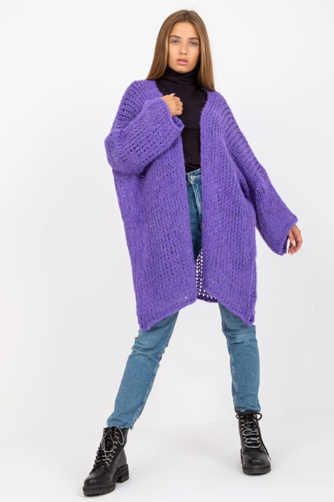 Sweter Kardigan Model TW-SW-BI-M2202.29X Violet - Och Bella Sweter Kardigan Model TW-SW-BI-M2202.29X Violet - Och Bella