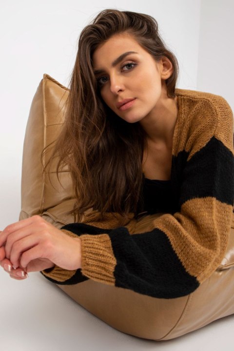 Sweter Kardigan Model TW-SW-BI-M3022.29X Camel - Och Bella Sweter Kardigan Model TW-SW-BI-M3022.29X Camel - Och Bella