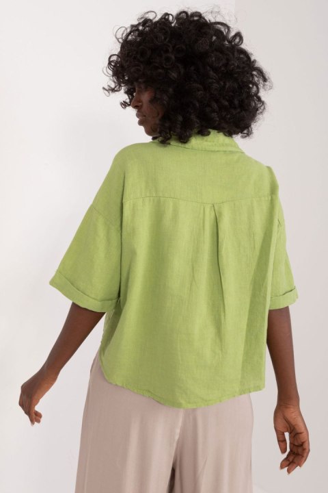 Koszula Damska Model DHJ-KS-7279.24X Light Green - Italy Moda Koszula Damska Model DHJ-KS-7279.24X Light Green - Italy Moda