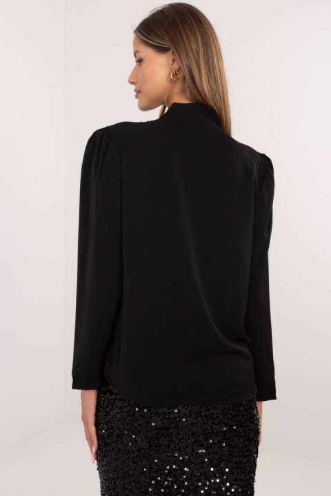Bluzka Model MI-BZ-M650.17P Black - Italy Moda Bluzka Model MI-BZ-M650.17P Black - Italy Moda