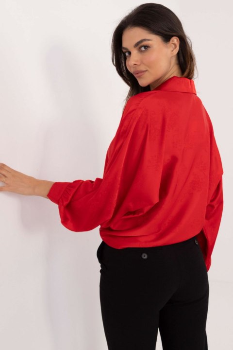Koszula Damska Model DHJ-KS-16528.34 Red - Italy Moda Koszula Damska Model DHJ-KS-16528.34 Red - Italy Moda