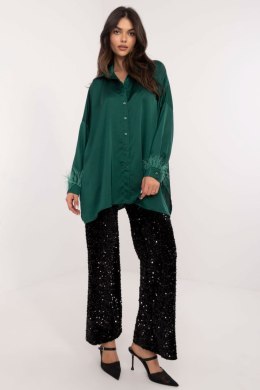 Koszula Damska Model DHJ-KS-16879.37 Dark Green - Italy Moda