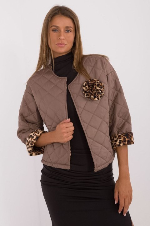 Kurtka Damska Model DHJ-KR-A8357.50 Dark Beige - Italy Moda Kurtka Damska Model DHJ-KR-A8357.50 Dark Beige - Italy Moda