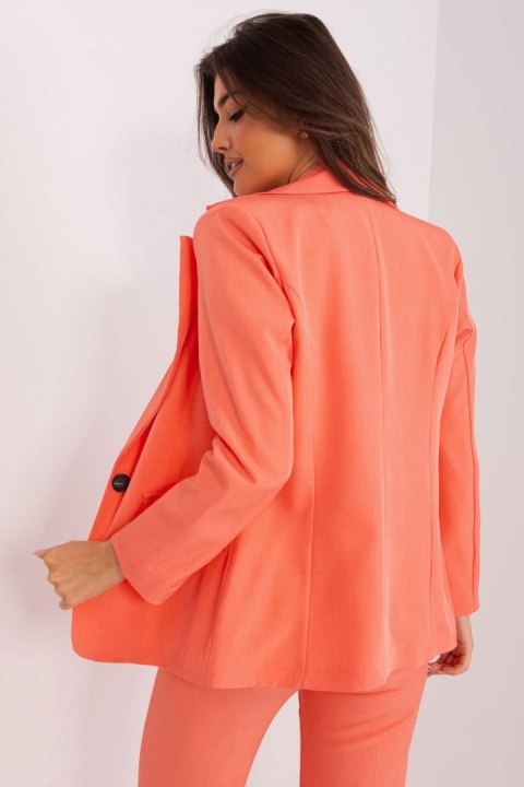 Marynarka Model DHJ-MA-18736.07 Fluo Orange - Italy Moda Marynarka Model DHJ-MA-18736.07 Fluo Orange - Italy Moda