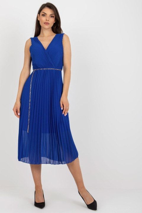 Sukienka Model DHJ-SK-13168.21X Cobalt - Italy Moda Sukienka Model DHJ-SK-13168.21X Cobalt - Italy Moda
