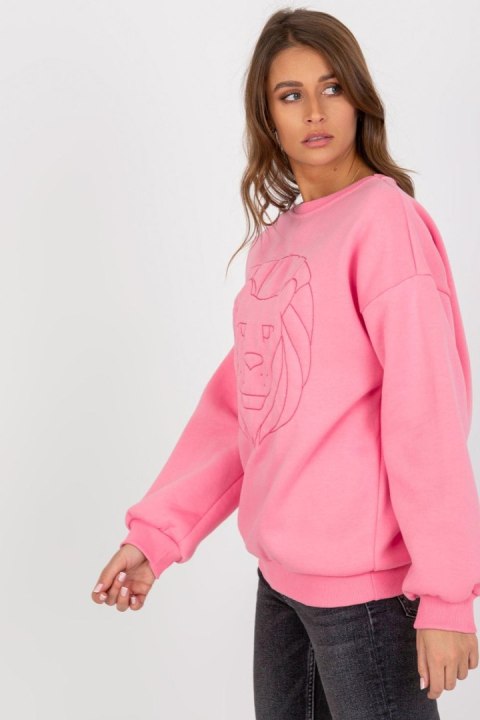 Bluza Damska Model EM-BL-617-4.41P Pink - Ex Moda Bluza Damska Model EM-BL-617-4.41P Pink - Ex Moda