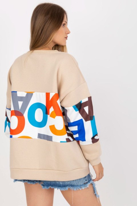 Bluza Damska Model EM-BL-627.91 Beige - Ex Moda Bluza Damska Model EM-BL-627.91 Beige - Ex Moda