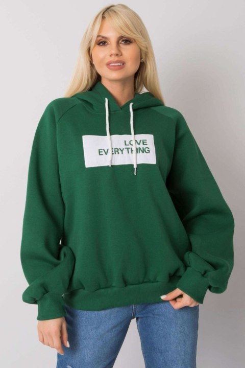 Bluza Damska Model EM-BL-651/2.41X Dark Green - Ex Moda Bluza Damska Model EM-BL-651/2.41X Dark Green - Ex Moda