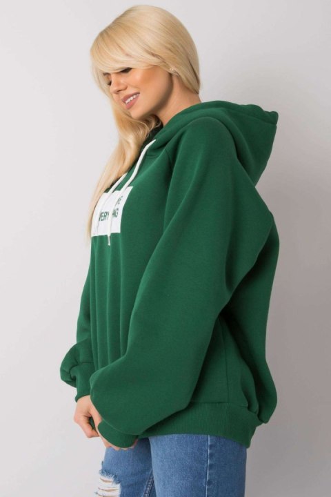 Bluza Damska Model EM-BL-651/2.41X Dark Green - Ex Moda Bluza Damska Model EM-BL-651/2.41X Dark Green - Ex Moda