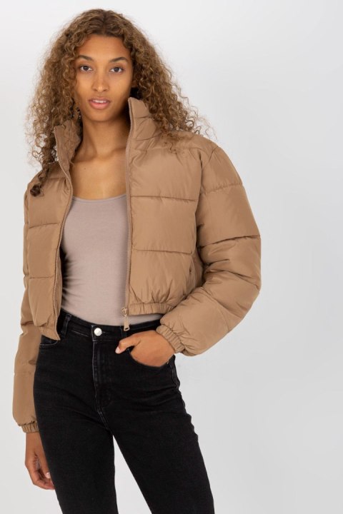 Kurtka Damska Model NM-KR-P21-7930.15 Camel - NM Kurtka Damska Model NM-KR-P21-7930.15 Camel - NM