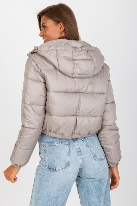 Kurtka Damska Model NM-KR-P22-6630-62.60P Grey - NM Kurtka Damska Model NM-KR-P22-6630-62.60P Grey - NM