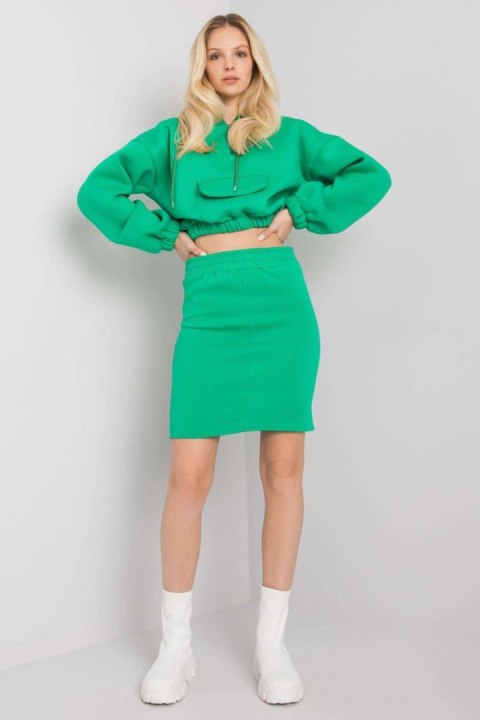 Spódnica Komplet Model EM-KMPL-705.25 Green - Ex Moda Spódnica Komplet Model EM-KMPL-705.25 Green - Ex Moda