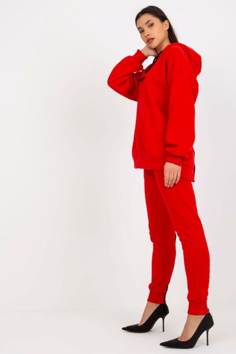 Spodnie Komplet Model EM-KMPL-761.02 Red - Ex Moda Spodnie Komplet Model EM-KMPL-761.02 Red - Ex Moda