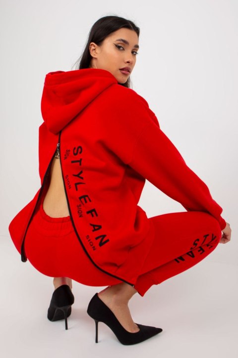 Spodnie Komplet Model EM-KMPL-761.02 Red - Ex Moda Spodnie Komplet Model EM-KMPL-761.02 Red - Ex Moda