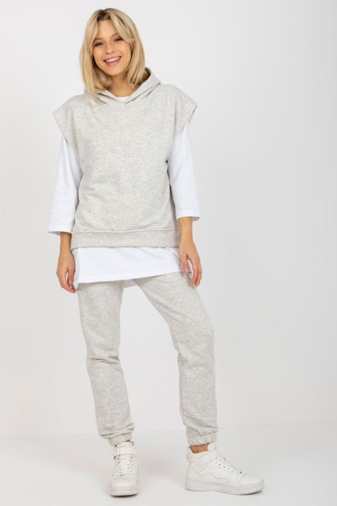 Spodnie Komplet Model EM-KMPL-764.64 Light Grey - Ex Moda Spodnie Komplet Model EM-KMPL-764.64 Light Grey - Ex Moda