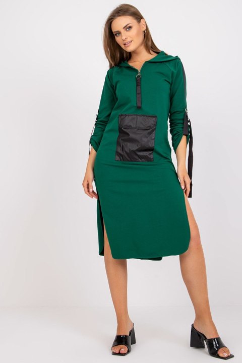Sukienka Model EM-BL-556.30 Dark Green - Ex Moda Sukienka Model EM-BL-556.30 Dark Green - Ex Moda