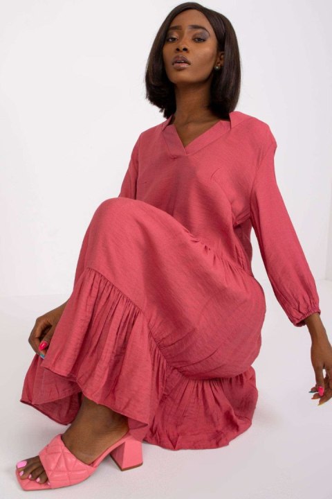 Sukienka Model EM-SK-004.06 Dark Pink - Ex Moda Sukienka Model EM-SK-004.06 Dark Pink - Ex Moda