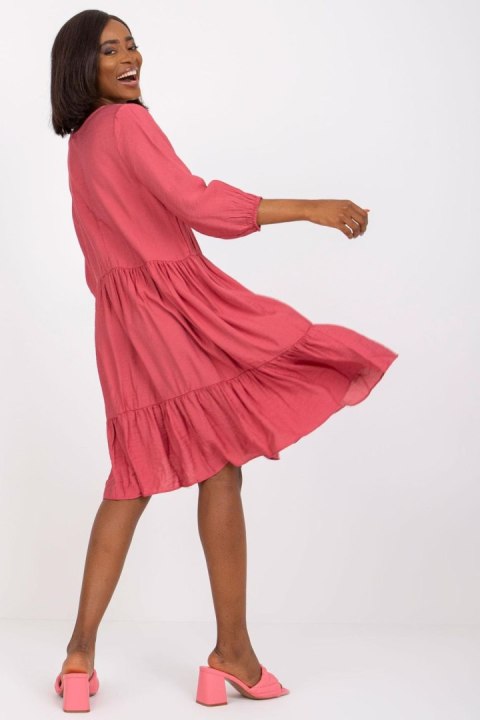 Sukienka Model EM-SK-004.06 Dark Pink - Ex Moda Sukienka Model EM-SK-004.06 Dark Pink - Ex Moda