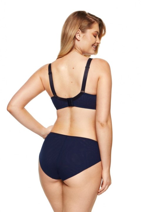 Biustonosz Soft Biustonosz Semi-Soft Model Mona B3 Navy - Gorteks Biustonosz Soft Biustonosz Semi-Soft Model Mona B3 Navy - Gorteks