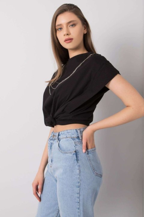 Bluzka Model 157-TS-4170.82 Black - Rue Paris Bluzka Model 157-TS-4170.82 Black - Rue Paris