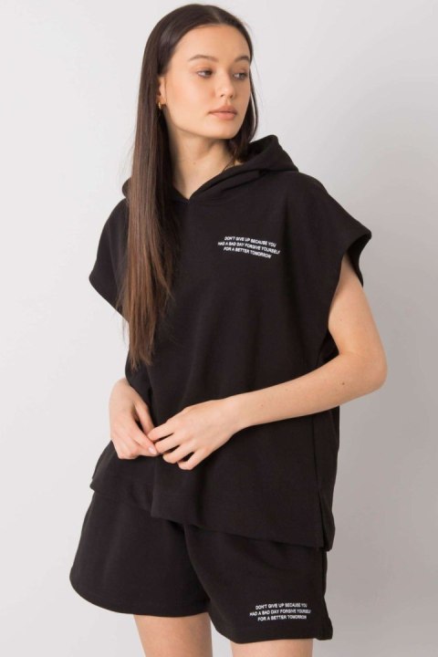 Spodnie Komplet Model RV-KMPL-6702.31 Black - Rue Paris Spodnie Komplet Model RV-KMPL-6702.31 Black - Rue Paris