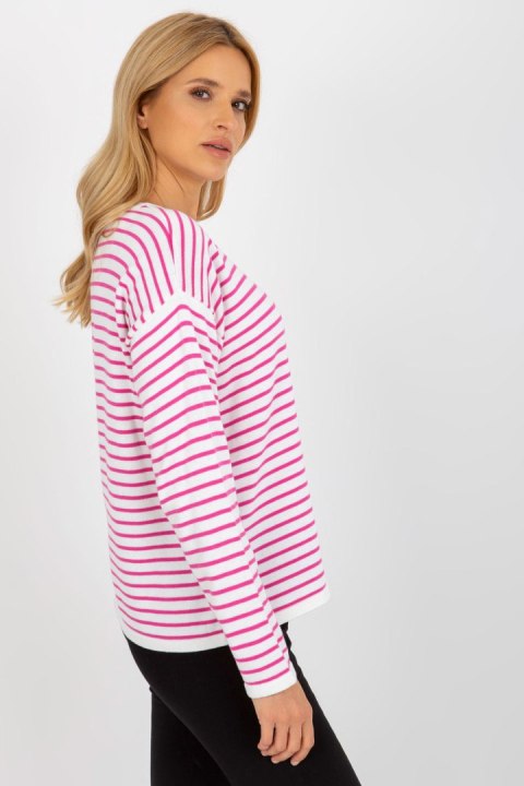 Sweter Damski Model LC-SW-6006.22 Light Violet - Rue Paris Sweter Damski Model LC-SW-6006.22 Light Violet - Rue Paris