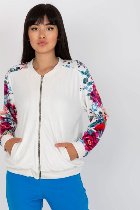 Bluza Damska Model RV-BL-8235.38 White - Rue Paris Bluza Damska Model RV-BL-8235.38 White - Rue Paris