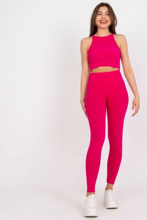 Legginsy Model LA-LG-T-13.66 Fuksja - Rue Paris Legginsy Model LA-LG-T-13.66 Fuksja - Rue Paris