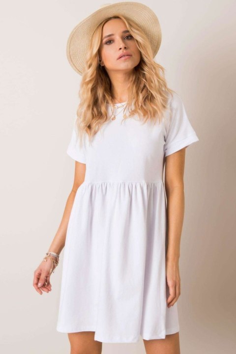 Sukienka Model RV-SK-5672.03P White - Rue Paris Sukienka Model RV-SK-5672.03P White - Rue Paris