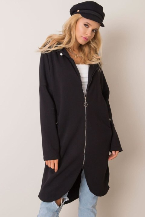 Bluza Damska Model RV-BL-4858-1.99P Black - Rue Paris Bluza Damska Model RV-BL-4858-1.99P Black - Rue Paris