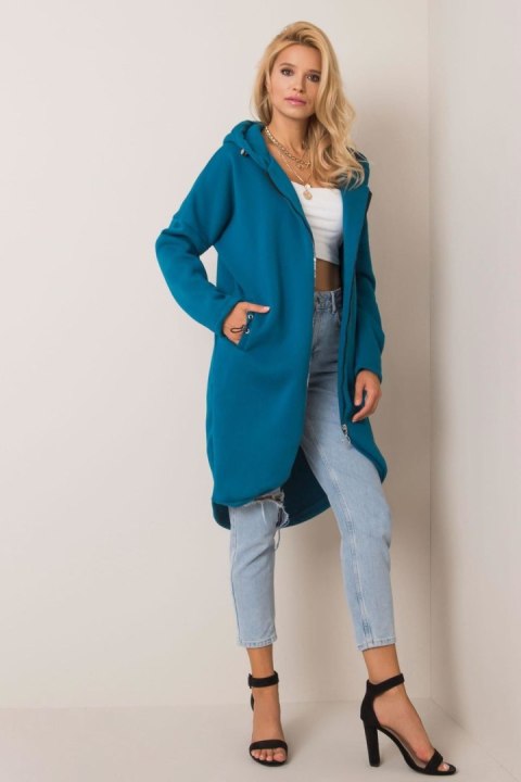 Bluza Damska Model RV-BL-4858-1.99P Morski - Rue Paris Bluza Damska Model RV-BL-4858-1.99P Morski - Rue Paris