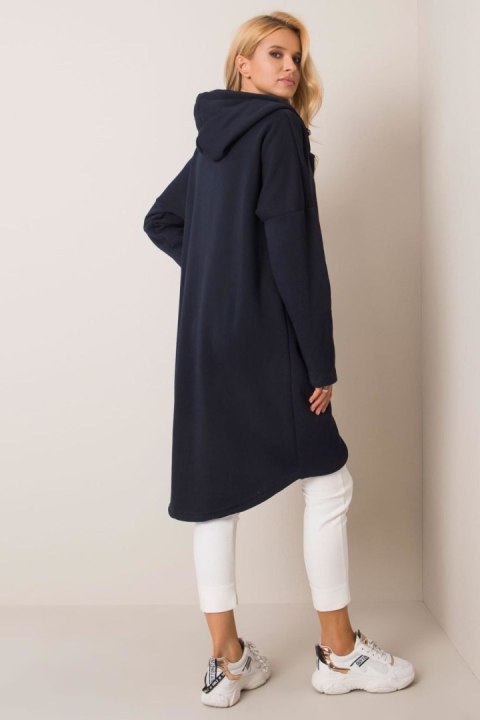 Bluza Damska Model RV-BL-4858-1.99P Navy - Rue Paris Bluza Damska Model RV-BL-4858-1.99P Navy - Rue Paris