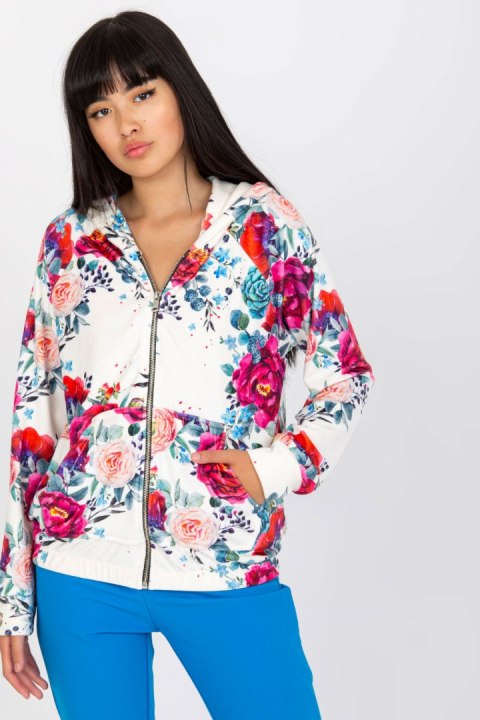 Bluza Damska Model RV-BL-8143.83P White/Red - Rue Paris Bluza Damska Model RV-BL-8143.83P White/Red - Rue Paris