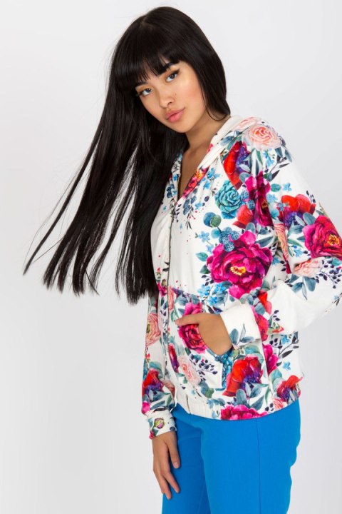Bluza Damska Model RV-BL-8143.83P White/Red - Rue Paris Bluza Damska Model RV-BL-8143.83P White/Red - Rue Paris