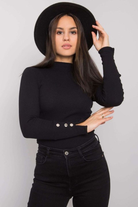 Bluzka Model RV-BZ-7317.64 Black - Rue Paris Bluzka Model RV-BZ-7317.64 Black - Rue Paris