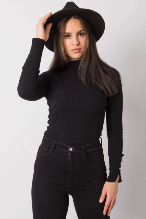 Bluzka Model RV-BZ-7317.64 Black - Rue Paris Bluzka Model RV-BZ-7317.64 Black - Rue Paris