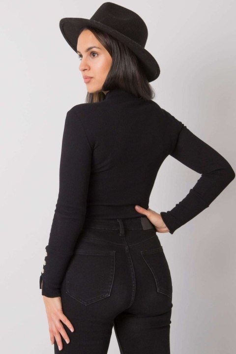 Bluzka Model RV-BZ-7317.64 Black - Rue Paris Bluzka Model RV-BZ-7317.64 Black - Rue Paris