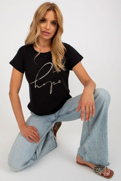 Bluzka Model RV-BZ-8917.12 Black - Rue Paris Bluzka Model RV-BZ-8917.12 Black - Rue Paris