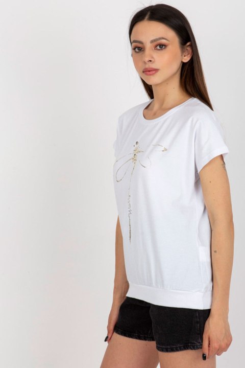 Bluzka Model RV-BZ-8952.06 White - Rue Paris Bluzka Model RV-BZ-8952.06 White - Rue Paris