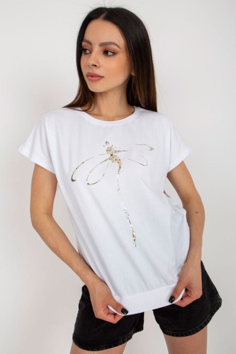 Bluzka Model RV-BZ-8952.06 White - Rue Paris Bluzka Model RV-BZ-8952.06 White - Rue Paris