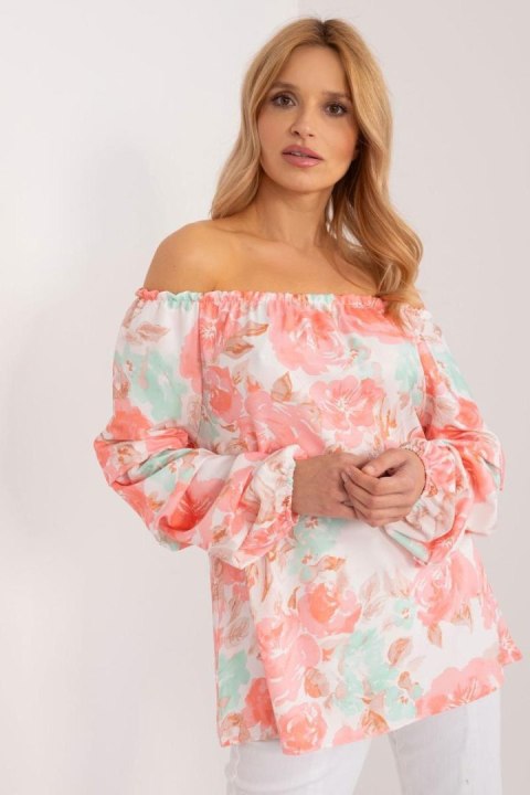 Bluzka Model WN-BZ-8281.22 Brzoskwinia - Rue Paris Bluzka Model WN-BZ-8281.22 Brzoskwinia - Rue Paris