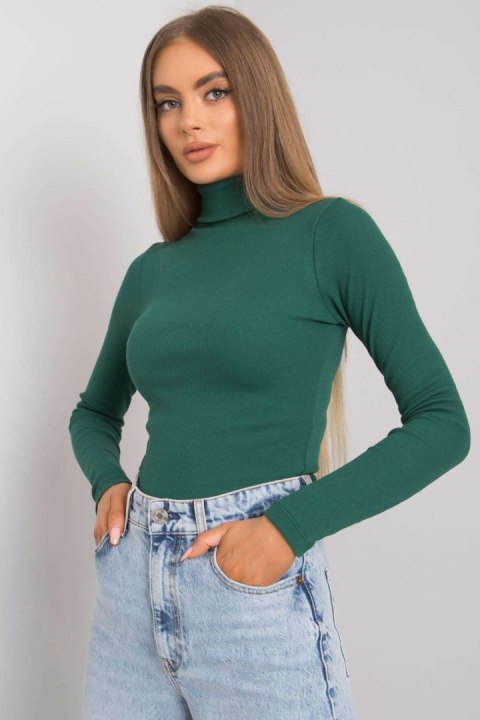 Golf Damski Model RV-BZ-7182.01P Dark Green - Rue Paris Golf Damski Model RV-BZ-7182.01P Dark Green - Rue Paris